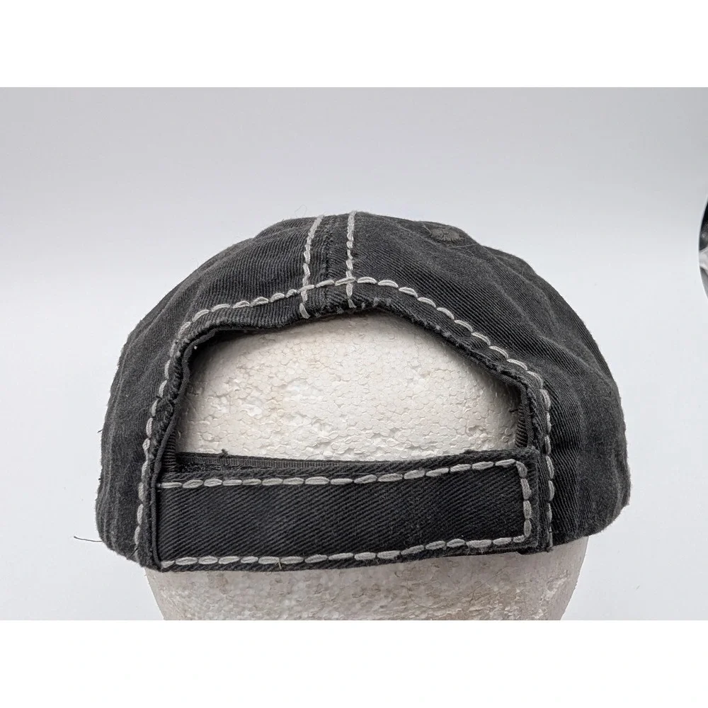 KBETHOS Vintage Nurse Hair Don't Care Distressed Baseball Cap Charcoal Gray Hat
